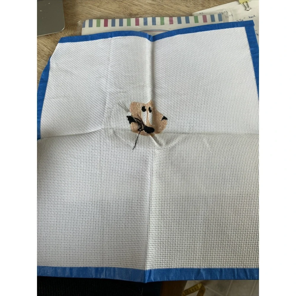Disney fabric taped